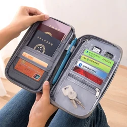 Hot Travel Wallet Családi útlevéltartó Uniszex utazási kiegészítők Vízálló okmányrendező tok táska azonosító hitelkártyatartó