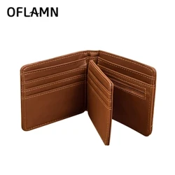 Classique court en cuir véritable hommes portefeuilles mode monnaie poche porte-carte petit homme sac à main Simple qualité porte-carte sacs à main