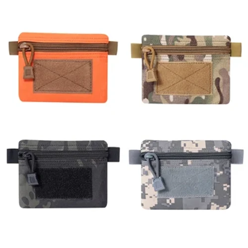 EDC Molle Wallet Versatile Portable Zipper Waist Pouch Bag para sa Outdoor Camping Hunting Fanny Pack sari-saring Organzier