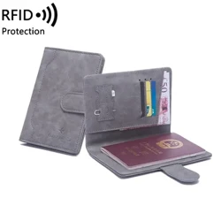 Sayohat hamyoni oddiy qisqich qisqa pasport hamyon ushlagichi Erkaklar va ayollar uchun chipta ushlagichi Sayohat Fundas De Pasaporte