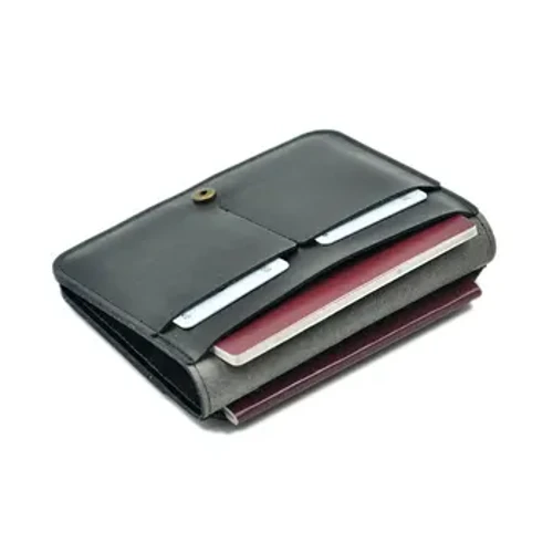 ผู้หญิงผู้ชาย RFID หนังสือเดินทางธุรกิจผู้ถือ Multi-Function ID Bank Card PU หนังกระเป๋าสตางค์กระเป๋าเดินทางอุปกรณ์เสริม