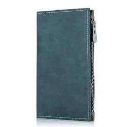 Passport Wallet Echtes Leder Multifunktional Passhalter Kartenabdeckung Coin Ticket -Dokument Organizer -Tasche