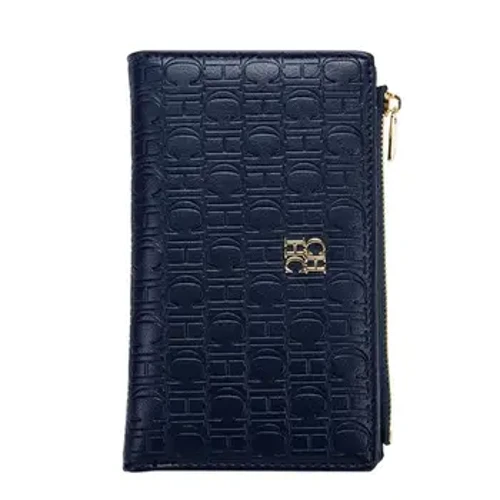 Dompet Koin Panjang Wanita Modis Huruf Mewah Warna Solid Dompet Cilik Simpel Kotak Portabel Tri Lipat Dompet kanggo Wanita