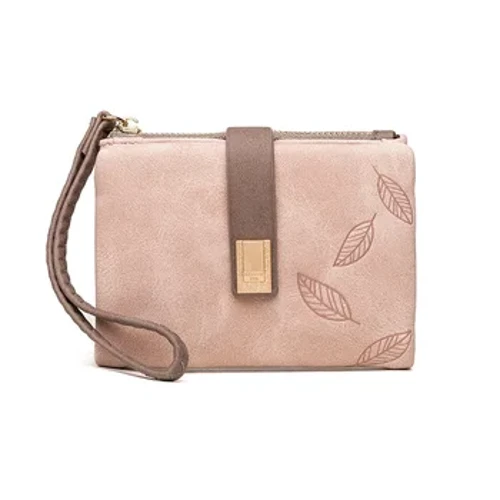 Matte Pu Leather Mná Sparán Beaga Zipper Coin Sparán Beaga Mná Sparán Wristlet Wristlet Sparse Mná Sealbhóirí Póca Póca Mná