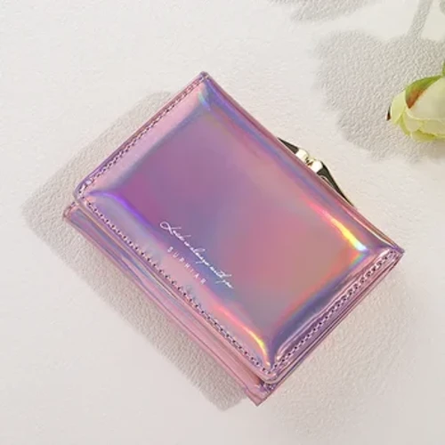 Dompet Wanita Baru Wanita PU Kulit Dompet Pendek Pengait Dompet untuk Wanita Tas Uang Kecil Dompet Koin Pemegang Kartu Clutch Dropshipping