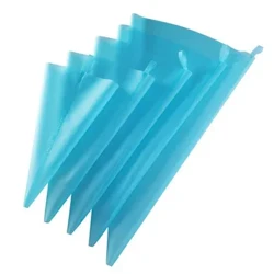 Málaí Taosráin Píopaí Icing Silicone Mála Uachtar Císte Ath-inúsáidte Cupcake Fondant Bácála Agus Gabhálais Bácús Uirlisí Maisithe Cistine
