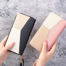 Flickor Dammode Dragkedja Plånböcker Långa plånböcker Handväskor Myntväska Korthållare PU-läder Billfold-plånbok