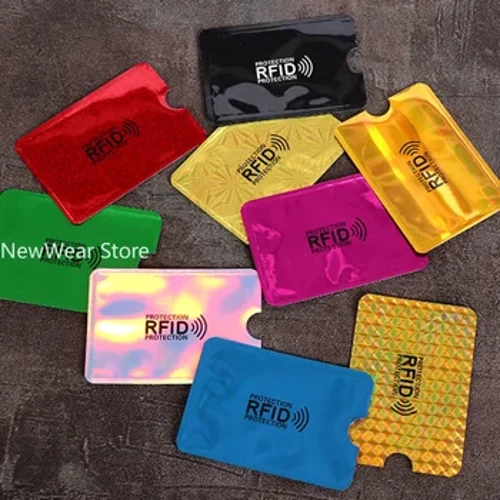 1 τεμ. Θήκη κάρτας Anti-Scan Πιστωτική NFC RFID Card Protector Αντιμαγνητικό φύλλο αλουμινίου Φορητή θήκη τραπεζικής κάρτας