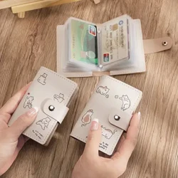 26 Khe Cắm Thẻ Da PU Túi đựng thẻ Nhỏ và Lớn Dung Tích Thẻ Tín Dụng ID Đựng Giấy Phép Lái ​​Xe Túi dành cho Nữ Dễ Thương Zero Ví