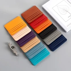Mỏng PU Đựng Thẻ Chống Khử Từ Đồng Xu Túi Dây Kéo Túi Tổ Chức Ngân Hàng Kinh Doanh Tín Dụng Xe Buýt CHỨNG MINH THƯ Giá Đỡ Ví