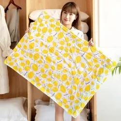 Sac de Compression sous vide épais à usage domestique, nouveau Style série citron pour femmes, une seule pièce, sac pour vêtements couette en coton, vente en gros