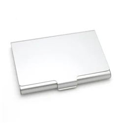 Awet Business Card Case Stainless Steel Aluminium Holder Metal Box Cover Credit Men Business Card Holder Card Metal Dompet