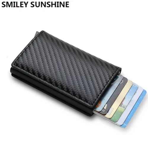 Chống RFID Thẻ Thông Minh Tối Giản Ví Bỏ Túi Nam Nữ Slim Chủ Thẻ Ngân Hàng An Toàn Thẻ Tín Dụng Ốp Lưng Dropshipping