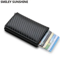 Chống RFID Thẻ Thông Minh Tối Giản Ví Bỏ Túi Nam Nữ Slim Chủ Thẻ Ngân Hàng An Toàn Thẻ Tín Dụng Ốp Lưng Dropshipping
