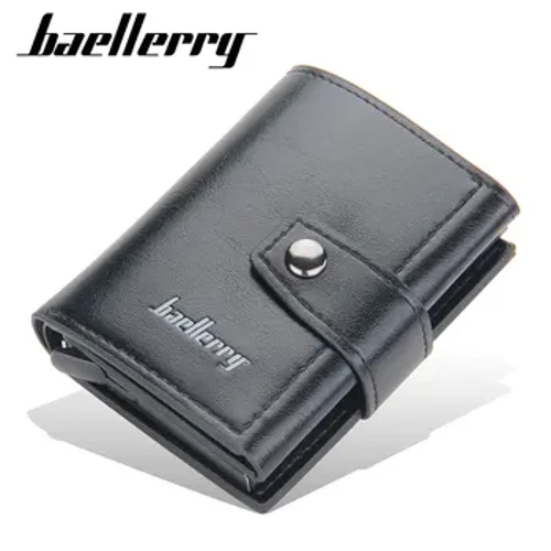 2023 Rfid Men Card Wallets Hasp Small Card Wallets PU Leather Slim Mini Men's Wallet High Qaulity Izikhwama Ezifushane Zabesilisa