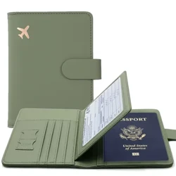 Pasaportearen estalkia PU larruzko gizona emakumezkoen Bidaia-pasaportearen euskarria Kreditu-txartelaren euskarria Kartera babesteko estalkia