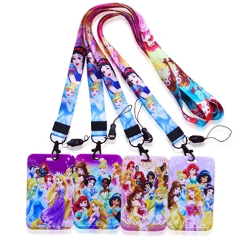 Công Chúa Disney Chứng Minh Thư Đựng Dây Anime Nữ Thẻ Tín Dụng Huy Hiệu Giá Đỡ Cô Gái Kinh Doanh Chủ Thẻ Cà Vạt Có Thể Thu Vào Kẹp