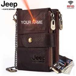 Bepul o'yib ishlangan Rfid sigir terisi haqiqiy charm hamyon erkaklar aqldan ozgan ot hamyonlari qisqa tanga hamyoni erkak pul sumkasi yuqori sifatli hamyon