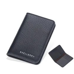Schmale faltbare Geldbörse für Herren, weiche Ledergeldbörse, Mini-Kreditkartenhalter, Geldbörse, dünne Kartenbörse, kleine Taschen für Damen, Herrengeldbörse