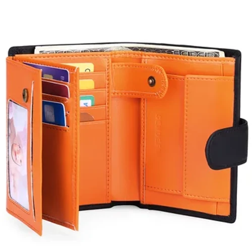 Hakiki Deri RFID Cüzdan Erkekler Için Vintage Para Cebi Kısa Cüzdan Marka Katlama Standart Cüzdan Kart Sahipleri Ile Adam Çanta