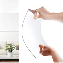 1x Kính Gương Gạch Dán Tường Hình Vuông Tự Dính Dính Trên Nghệ Thuật Trang Trí Nhà