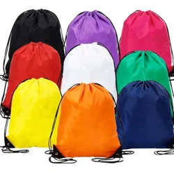 1pc Drawstring Backpack Bag na may Reflective Strip String Backpack Cinch Sacks Bag Bulk para sa School Yoga Sport Gym Travelling