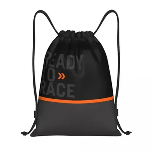 Ready To Race Motocross Bike Drawstring Nahrbtnik Ženska Moška Gym Sport Sackpack Prenosna torba za vzdržljivostne dirke Training Bag Sack