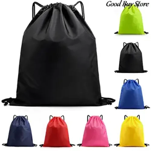 Isikhwama se-Drawstring Gym Abesifazane Izikhwama Zezintambo Abesilisa Izikhwama Zokubhukuda Zasechibini Izingubo Izicathulo Isitoreji Sephakheji Engangeni Manzi Ephaketheni I-Unisex Fitness Backpack
