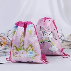 Kinder-Vliestasche, Rucksack, Reise-/Schultasche, Deko-Geschenkbeutel mit Kordelzug
