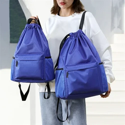 Sac de basket-ball et de Football, grande capacité, séparation sèche et humide, imperméable, paquet de maillot de bain, Double épaule, cordon de serrage, poche