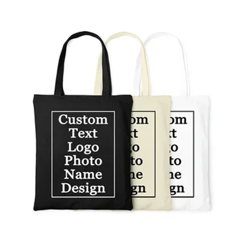 Genți de pânză personalizate Geanta de umăr pentru cumpărători Genți de mână pentru femei mari, de designer, pentru cumpărături, ocazional, pentru femei, produse alimentare, țesătură personalizabilă