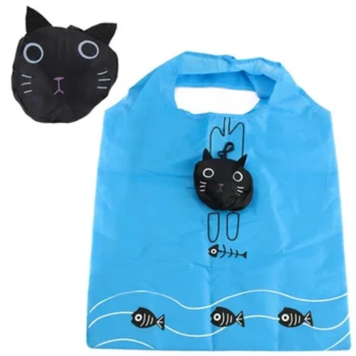 Bag Siopa Anifeiliaid Ciwt Siâp Cŵn Panda Siâp Groser Plygadwy Bagiau Storio Bag Siopwr Teithio Bag llaw y gellir ei ailddefnyddio Groser Tote Newydd