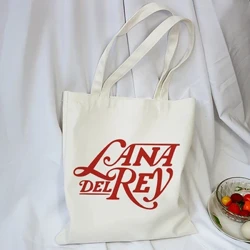Lana Del Rey Modne platnene velike torbe Ručne torbe za ležernu kupovinu Torbe na rame Torbice za djevojčice Ženska elegantna torba Eko torba