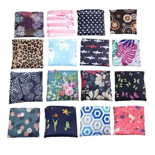Clóbhuailte Floral Foldable Tote Ócáideach Málaí láimhe Mná Málaí Siopadóireachta Gualainn Aonair Úsáid Laethúil Mála Trá Cosaint an Chomhshaoil