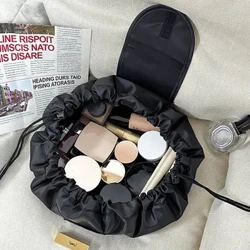 Merched Drawstring Bag Cosmetig Teithio Storio Colur Trefnydd Bag Benyw Colur Pouch Cludadwy Toiletry Achos Harddwch