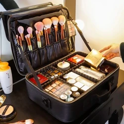 Hoʻomaikaʻi hou i ka ʻeke hoʻonaninani nui a kūʻai aku i kahi hihia make-up huakaʻi wahine Professinal