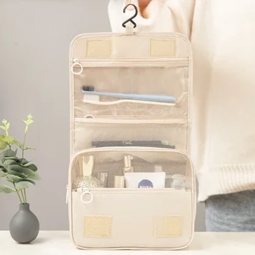 Nữ Cao Cấp Trang Điểm Túi Đựng Mỹ Phẩm Du Lịch Túi Đồ Vệ Sinh Nhà Tổ Chức Chống Nước Bảo Quản Neceser Treo Phòng Tắm Túi Giặt