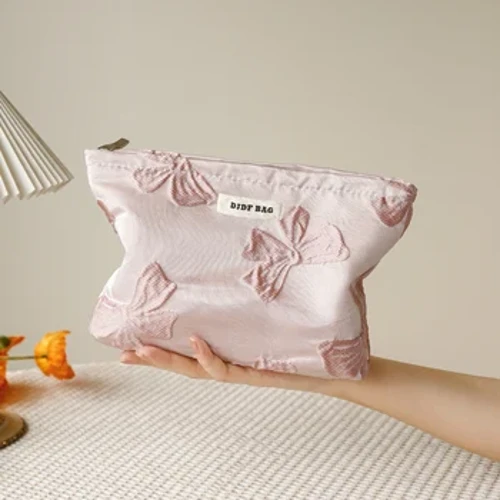 Bwa Pinc i Ferched Bag Colur Bag Storio Cosmetig Capasiti mawr Cydiwr Symudol Bag Toiletry Cymudwr Achosion Cosmetig Achlysurol