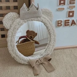INS Nordach Cartoon Crown Bear Scátháin Maisiúla Seomra Folctha Babaí Seomra Aicrileach Cruthaitheach Baile Ealaíne Wall Decor Grianghrafadóireacht Accessories