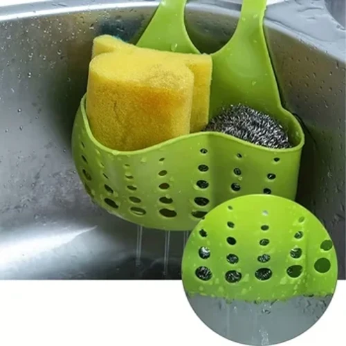 1 st Verstelbare Gootsteen Opslag Houder met Zeep Spons Vaatdoek Plank - Hangende Afvoer Mand Tas Keuken Accessoires Organizer