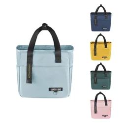 Geïsoleerde Bento Lunchbox Thermische Zak Grote Capaciteit Voedsel Rits Opbergzakken Container voor Vrouwen Koelere Reizen Picknick Handtassen