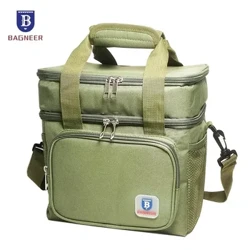 Draagbare Thermische Lunchtas Picknick Voedsel Koeltassen Geïsoleerde Case Duurzaam Waterdicht Kantoor Lunchbag Schouderriem Koelbox