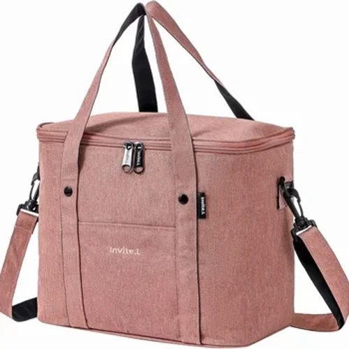 Mála Lóin Inslithe 1pc Do Fhir/Mná, Bosca Mór Fuaraithe In-athúsáidte Le Strap Gualainn Mála Picnic Campála Do Dhéagóirí agus Oibrithe