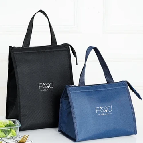 High-Capacity Portable Insulated Lunch Bag Babae Piknik Bata Trabaho Paglalakbay Pagkain Thermal Storage Container Bento Box Cooler Tote Bag