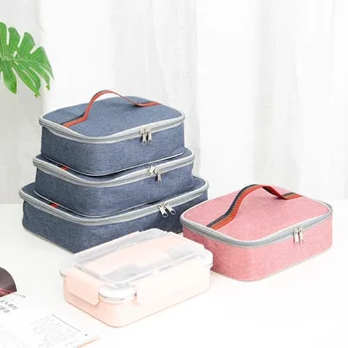 Pecyn Iâ Bag Oerach Cludadwy Pecyn Inswleiddio Blwch Cinio Bagiau Picnic Cwdyn i Fenywod Merch Plant Plant Bolsas De Almuerzo 2022