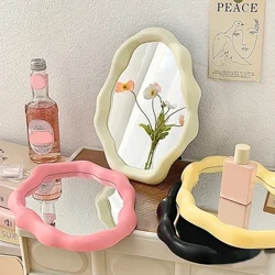 Không Đều Vanity Mirror Nhựa Hình Đám Mây Gương Trang Điểm Có Chân Đế Trang Trí Nhà Cô Gái Phòng Ngủ Để Bàn Gương Đồ Trang Trí