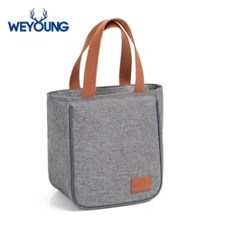 Phụ Nữ Di Động Cách Nhiệt Hộp Cơm Trưa Túi Tote Du Lịch Gia Đình Dã Ngoại Uống Thực Phẩm Trái Cây Tươi Nữ Mát Bento Túi