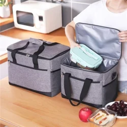 Thời Trang Công Suất Lớn Chống Rò Rỉ Ăn Trưa Mát Túi Dành Cho Nữ Du Lịch Ngoài Trời Dã Ngoại Cách Nhiệt Túi Hộp