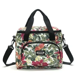Mëttegiessen Tote Bag Portable thermesch isoléiert Mëttegiessen Schëller Liewensmëttel Bag Grouss Cooler Picknick Poschen Box fir Fraen Männer Thermo Bag