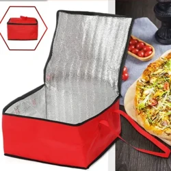 Vattentät isolerad väska Kylväska Isolering Vikbar Picknick Portabel Ice Pack Mat Värmepåse Mat Leveranspåse Pizzapåse